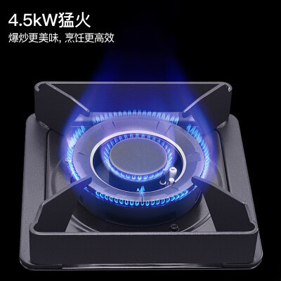 华帝(VATTI)燃气灶 家用4.5KW大火力节能猛火灶双眼煤气灶 台嵌两用防干烧 i10053BF 天然气